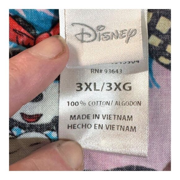 Disney Minnie Mouse Pink Pineapple Top 3XL Fits 2XL Tropical Fun Summer Shirt - Picture 5 of 5